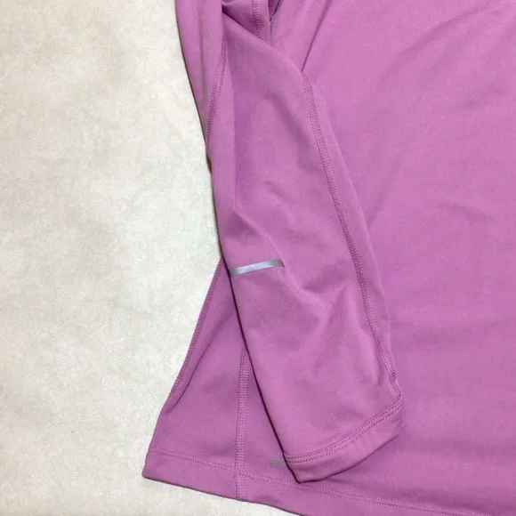 Nike Dri-Fit Lavender Long Sleeve Shirt, Size Large - Picture 6 of 12